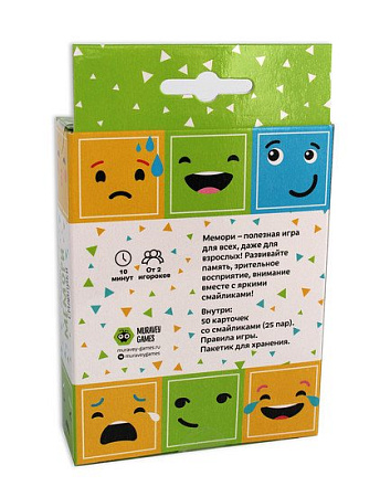 Настольная игра Muravey Games Мемори Смайлики