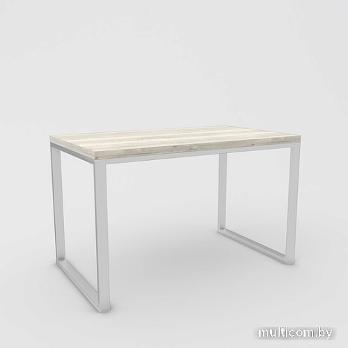 Кухонный стол Hype Mebel Чикаго раздвижной 125x75 (белый/древесина белая)