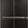Четырёхдверный холодильник Ginzzu NFK-575 Black glass