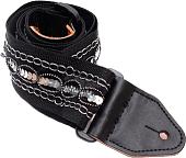 Ремень для гитары J&H BG-122 (золотой узор)
