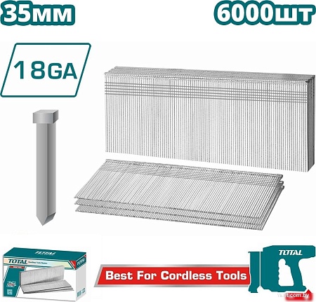 Гвозди для пистолета Total TAC918356 (6000 шт)