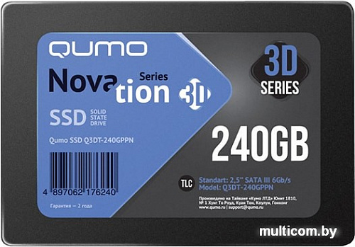 SSD QUMO Novation 3D TLC 240GB Q3DT-240GPPN