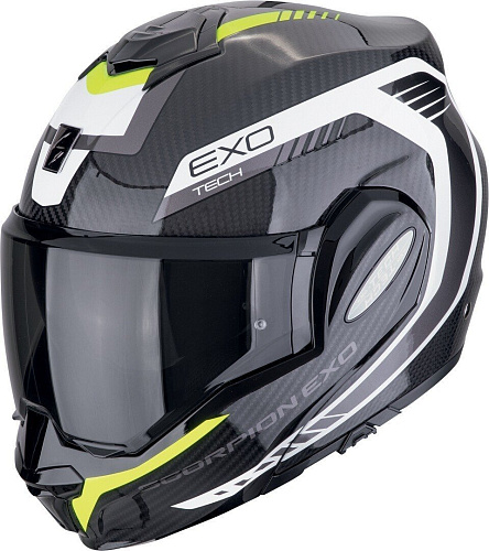 Scorpion Exo Exo-Tech Evo Carbon Cosy (р. M, карбон/желтый неон/белый)