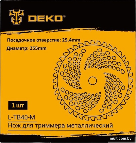Нож для триммера Deko L-TB40-M 084-2024
