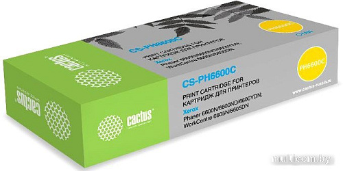 Картридж CACTUS CS-PH6600C (аналог Xerox 106R02233)