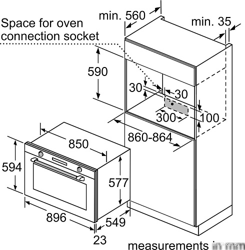 Газовый духовой шкаф Bosch VGD553FB0