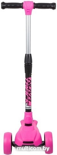 Самокат Novatrack Rainbow Car 120C.RAINBOW.PN20 (розовый)