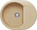 Кухонная мойка Polygran Atol-620 (бежевый 27)