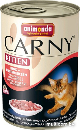 Корм для кошек Animonda Carny Adult с говядиной и сердцем индейки 0.4 кг