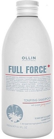 Шампунь Ollin Professional Hair Growth Shampoo с экстрактом пурпурного женьшеня 300 мл