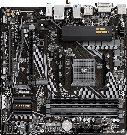 Материнская плата Gigabyte B550M DS3H AC (rev. 1.7)