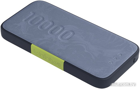 Внешний аккумулятор Infinity InstantGo Built-in Lightning 10000mAh (синий)