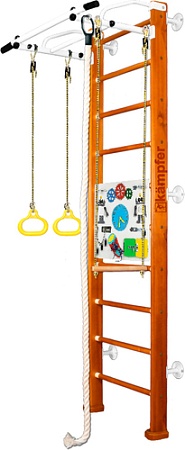 Детский спортивный комплекс Kampfer Helena Wall Busyboard (стандарт, классический/бизиборд белый)