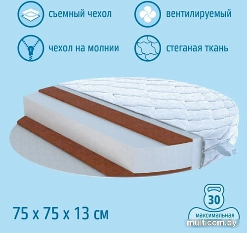 Матрас Nuovita Robusto 75x75x13