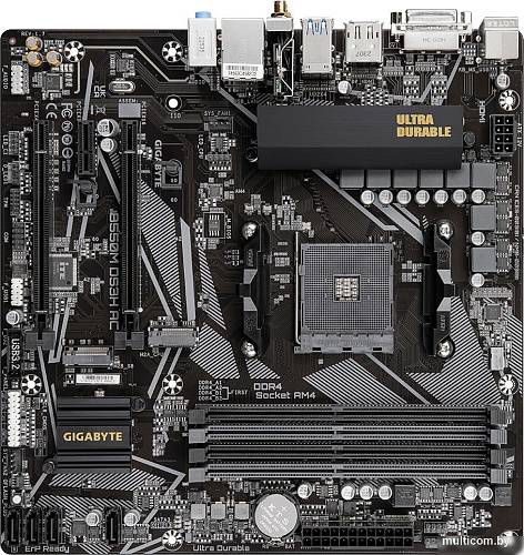 Материнская плата Gigabyte B550M DS3H AC (rev. 1.7)