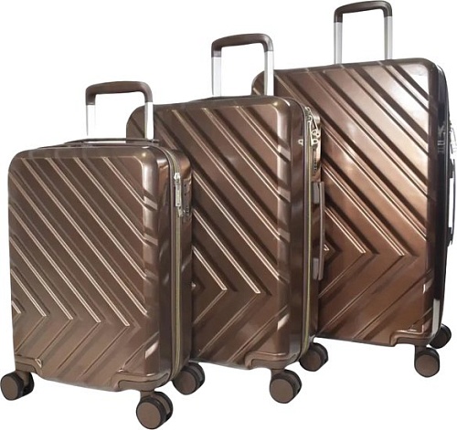 Чемодан-спиннер Mironpan 77061 62 см (коричневый)