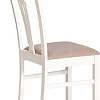 Стул TetChair Hermes 43x49x94 (дерево гевея/Ivory White/ткань серый)