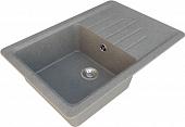 Кухонная мойка Гамма Гранит Granite-06 (темно-серый)