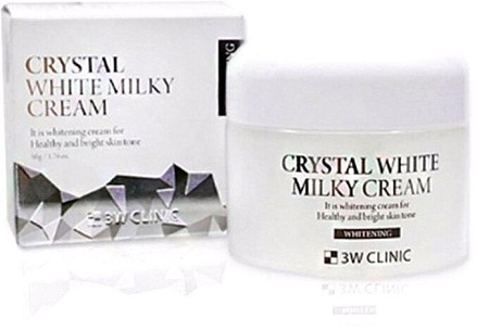 3W Clinic Крем для лица 3W Clinic Crystal White Milky Cream 50 г