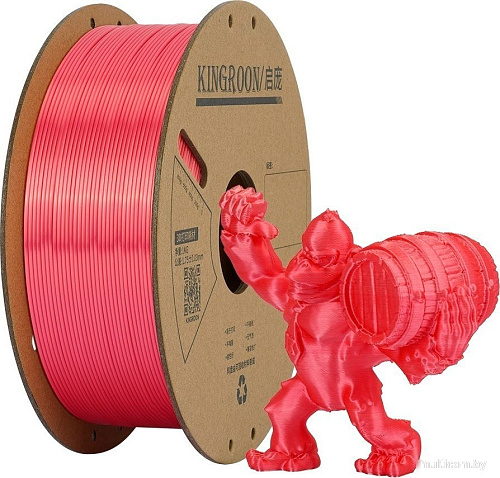 Пластик Kingroon PLA Silk 1.75мм NSC010 (1кг, Red)