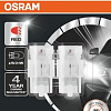 Светодиодная лампа Osram W21W LEDriving Red 2шт