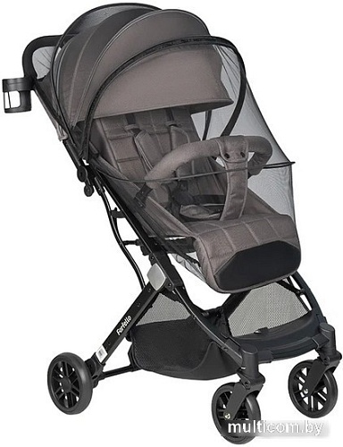 Коляска прогулочная «книга» Farfello Comfy Go Comfort CG-002 (серый/бежевый)