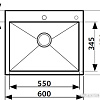 Кухонная мойка Kaiser KSM-6046 (черный)