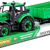 Трактор Полесье Прогресс с бортовым прицепом 94605 (зеленый)