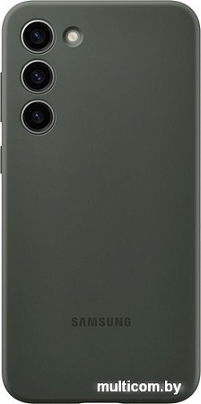 Чехол для телефона Samsung Silicone Case S23+ (хаки)
