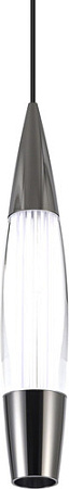 Подвесная люстра LED4U L7123-1 CR-BK