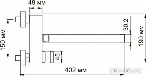 Смеситель Wasserkraft Aller 1062L