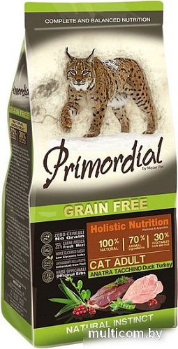 Сухой корм для кошек Primordial GF Adult Duck & Turkey 6 кг