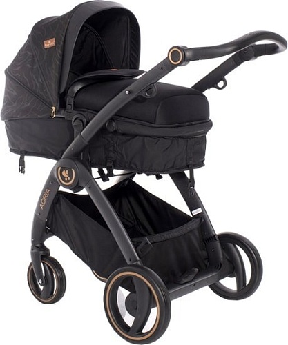 Универсальная коляска Lorelli Adria 2020 (2 в 1, черный)