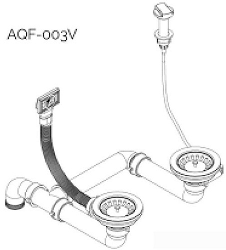 Донный клапан Aquasanita AQF 003