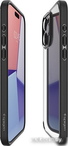 Чехол для телефона Spigen Ultra Hybrid для iPhone 15 Pro ACS06713 (черный)