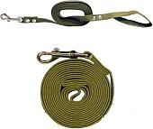 Поводок Gamma Брезентовый 11002007 (зеленый)