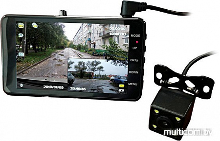 Автомобильный видеорегистратор Dunobil Zoom Duo