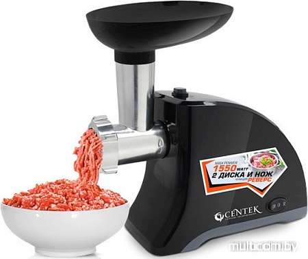 Мясорубка CENTEK CT-1609 (черный)