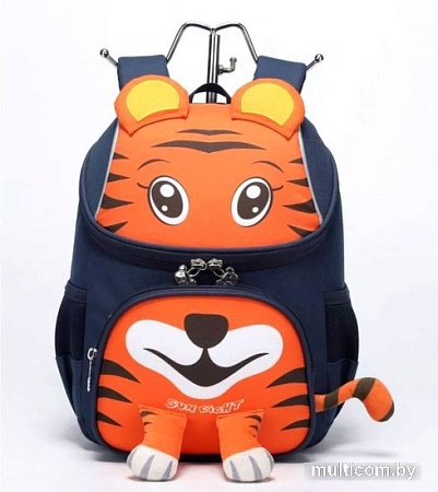 Детский рюкзак Sun Eight SE-90045 (темно-синий/оранжевый)