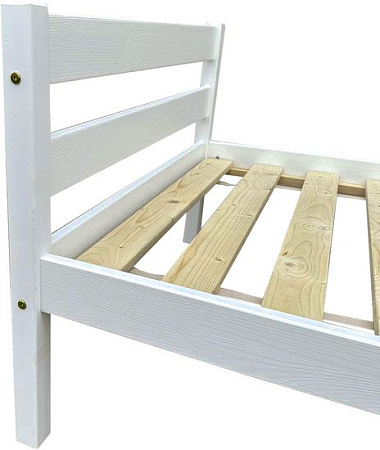 Кровать Dyatel Луна 90x200 с настилом (белый)
