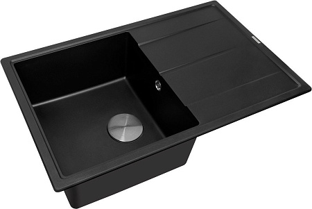 Кухонная мойка ZorG Rock 78 Premium black metallic