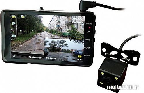 Автомобильный видеорегистратор Dunobil Zoom Duo