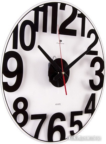 Настенные часы Рубин Большие цифры 4041-002
