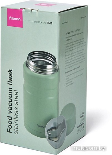 Термос для еды Fissman 9629 800 мл (салатовый)