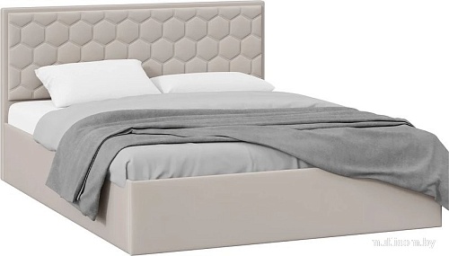 Кровать Трия Порто универсальный 180x200 (велюр Confetti Smoke)