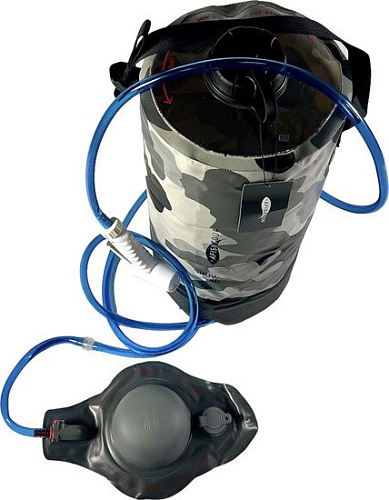 Душ походный AfishTour 10L Camp Shower Bag PVC 500D 516157 (серый)
