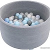 Сухой бассейн Romana Easy ДМФ-МК-02.53.03 (серый, 150 шариков ассорти с серыми)