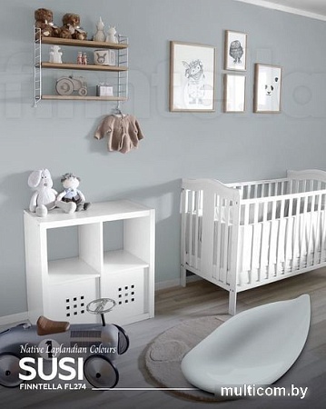 Краска Finntella Foxy Lapselli Matte Pupu F-50-1-1-FL274 0.9 л (серый)