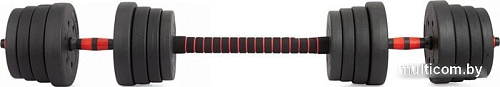 Набор гантелей с грифом для штанги VictoryFit VF-DC300 2x15 кг