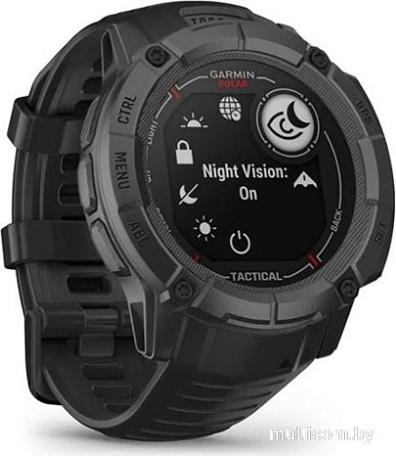 Умные часы Garmin Instinct 2x Solar Tactical Edition (черный)